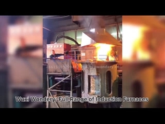 Graus máximo da fornalha de alumínio de Shell Medium Frequency Induction Melting 1900 Célsio