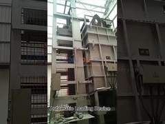 O gás industrial ateou fogo à fornalha de alumínio da carcaça de dado do alumínio da fornalha de derretimento