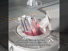 1000KG que inclina a indução de derretimento de alumínio da fornalha industrial da fusão do metal