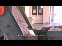 Fase 1000kg/H de Mesh Belt 3 do apoio de rolo da fornalha do tratamento térmico da resistência