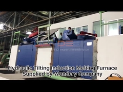 aço de aço de derretimento de 5T 60Mins Shell Industrial Induction Furnace For que derrete 3000KW