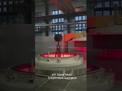 Oxidação 150KW 50HZ da nitruração de Pit Type Heat Treatment Furnace