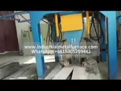 linha de produção de hastes de cobre de fundição ascendente de 8 -20 mm