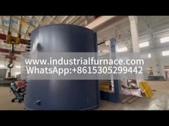 Verifique o nosso forno de tratamento térmico industrial tipo poço para peças metálicas