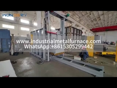 Forno de tratamento térmico de fundo de automóvel com resistência elétrica máxima de 1250 graus