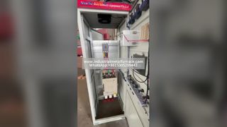 Entrega chave na mão! Gabinete de controle personalizado para forno Bogie Hearth