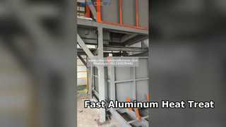 Forno de têmpera rápida de alumínio para tratamento térmico T6 T4 - alta eficiência e controle preciso