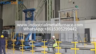 Forno de têmpera e revenimento rápido tipo empilhadeira | Tratamento térmico versátil para todos os metais | WUXI W