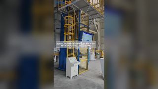 Forno de fusão contínua de alumínio a gás de 5 toneladas/hora | Fusão de alumina em grande escala e produção de lingotes