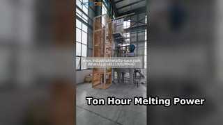 5 Tons/Hour Continuous Gas Aluminum Melting Furnace | For Aluminum Ingot & Die Casting Industry