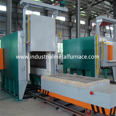 comprar Parte inferior ateada fogo gás 2500×1000×800mm do carro da fornalha de lareira do vagão do tratamento térmico online manufacture