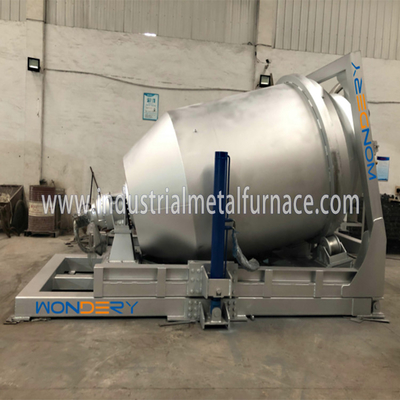 comprar O gás 5000KG ateou fogo à fornalha de derretimento de alumínio industrial giratória para a fatura do lingote online manufacture