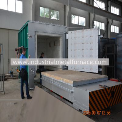 comprar Forno de Tratamento Térmico Tipo Trolley RT3-150-12 com Abertura Lateral para Recozimento, Têmpera e Normalização online manufacture