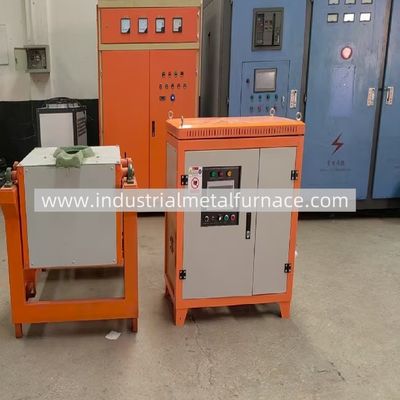 comprar WDL-DM-200: Forno de fusão de metal por indução de alumínio IGBT de 80KW e 200KG com sistema de basculamento hidráulico online manufacture