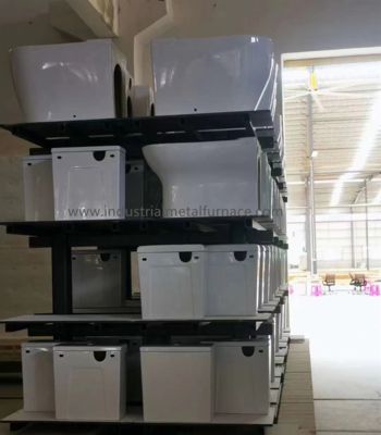 comprar Forno de carro com gás natural para tratamento térmico de produtos cerâmicos com 1300℃ e câmara de 4000 × 2000 × 2000 mm online manufacture