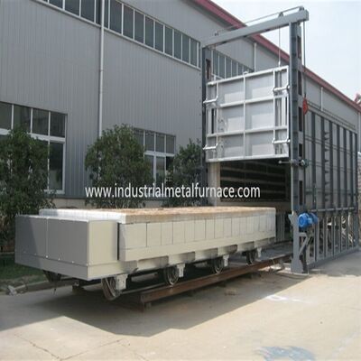 comprar Forno de tratamento térmico de resistência elétrica com carro de 8000x4000x2000 mm, com 750 ℃ e capacidade de carga de 30 toneladas para revenimento e recozimento online manufacture