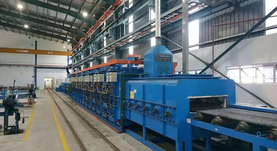 comprar 600 mm largura efetiva. Forno de recozimento brilhante para tubos de aço. Recozimento sem oxidação e sistema de tratamento térmico de lote para tubos de aço de precisão. Fabricação em linha