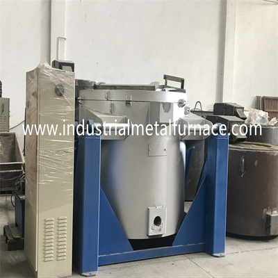 comprar PID que inclina o tipo fornalha de derretimento ateada fogo gás do cadinho para a liga de alumínio 1000kg online manufacture