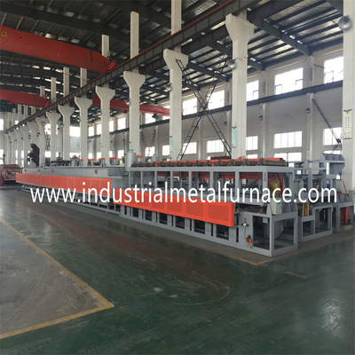 750kg/Hour gás contínuo Mesh Belt Heat Treatment Furnace para porcas de parafusos dos prendedores