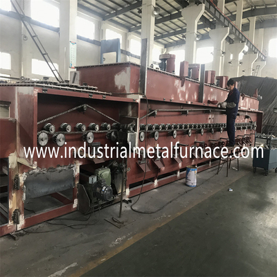750kg/Hour gás contínuo Mesh Belt Heat Treatment Furnace para porcas de parafusos dos prendedores