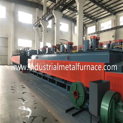 50Hz rolo de apoio de Mesh Belt Furnace Electrical Resistance do tratamento térmico de 3 fases