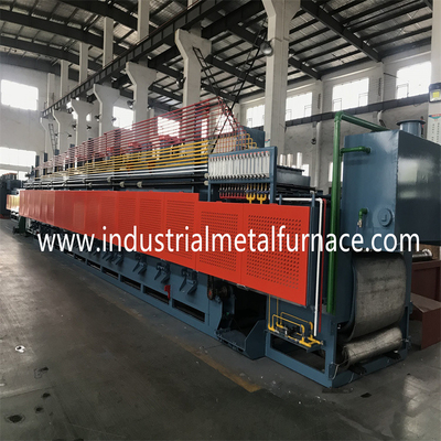 350kg/Hour resistência elétrica Mesh Belt Furnace Heat Treatment para os parafusos de batida do auto
