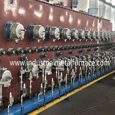 tipo Mesh Belt Furnace 55Cr3 1500 x 14000 x 200mm da corrente do gás 960kw natural