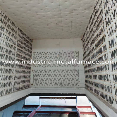 Fornalha de lareira inferior do vagão da fornalha do carro industrial do tratamento térmico da resistência elétrica 70KW