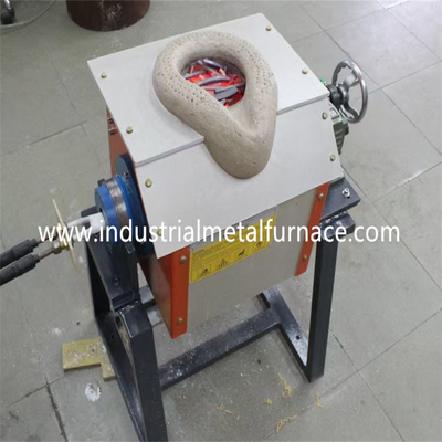 Ferro fundido da fornalha 3kg de Heater Melting Steel Electrical Induction da indução de 1KHZ 15KW