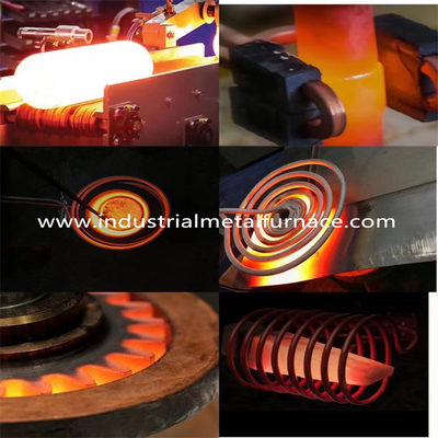 Fornalha de indução industrial Heater Melting Metal de 110KW 50KG 145kgs