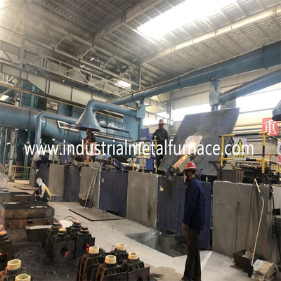 Forno de indução industrial de arrefecimento por ar/água para uma operação eficiente