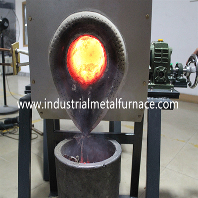 Ferro fundido da fornalha 3kg de Heater Melting Steel Electrical Induction da indução de 1KHZ 15KW