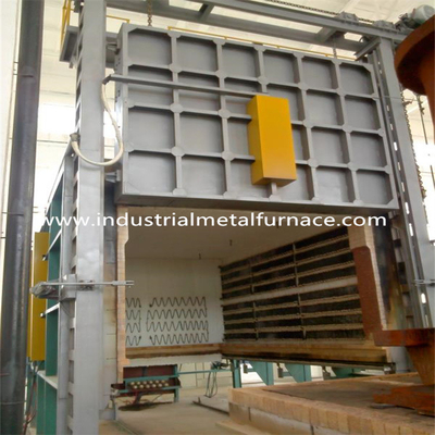 1200 °C Tubo de aço inoxidável Requeijão Tratamento térmico Forno Fogão de fogão Tipo de fundo de carro