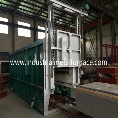 Fornalha de lareira inferior do vagão da fornalha do carro industrial do tratamento térmico da resistência elétrica 70KW