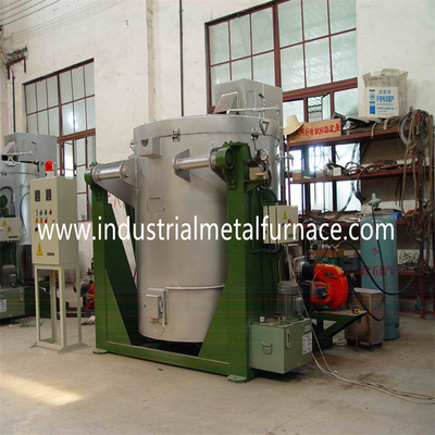 Inclinando 400kg/H o óleo - fornalha de derretimento de alumínio industrial de derretimento ateada fogo para sucatas de metal