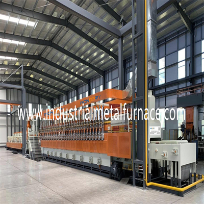 Gás Mesh Belt Furnace Carburizing Tempering contínuo do rolo de apoio para prendedores