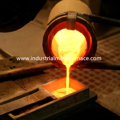 Inclinando o ferro de derretimento Teel Shell Melting Furnace da fornalha de indução 25kg do ferro 70KW