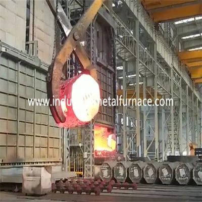 Tratamento térmico inferior ateado fogo gás 6000×2500×1500mm da fornalha do carro 4 zonas 1000℃