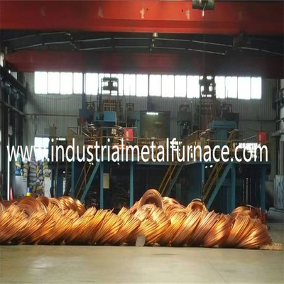 Forno de fundição de inclinação elétrica 400KW Equipamento de fundição por indução refrigerado a ar para cobre