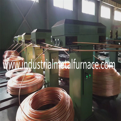 Forno de fundição de inclinação elétrica 400KW Equipamento de fundição por indução refrigerado a ar para cobre