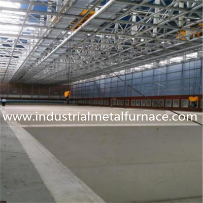 Estrutura de aço em forma de U Forno de galvanização a quente com design de chaleira personalizado e espessura de chaleira de zinco de 50 mm / 60 mm