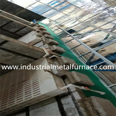 Estrutura de aço em forma de U Forno de galvanização a quente com design de chaleira personalizado e espessura de chaleira de zinco de 50 mm / 60 mm