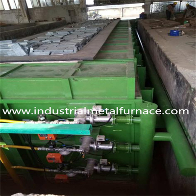 Fabricação de instalações de galvanização por imersão a quente com queimador a pulso de alta velocidade