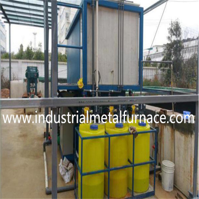 Forno de galvanização por imersão quente para 650 °C Temperatura do forno e espessura da chaleira de zinco de 50 mm/60 mm