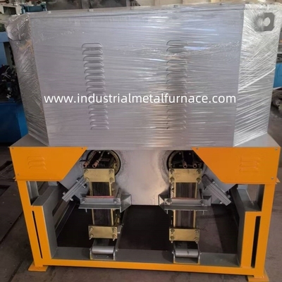 160KW 2 Chamber Gravity Casting Copper Metal Melting Forno de Indução Industrial para Resíduos de cobre