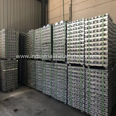 Máquina de fundição de ingotas de alumínio para empilhamento industrial de 5,5 kg e 6 eixos