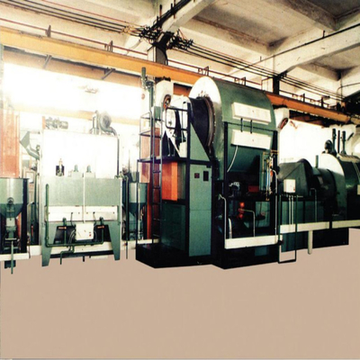 300kg/H tipo giratório bola de aço Mesh Belt Heat Treatment Aluminium que derrete a fornalha giratória