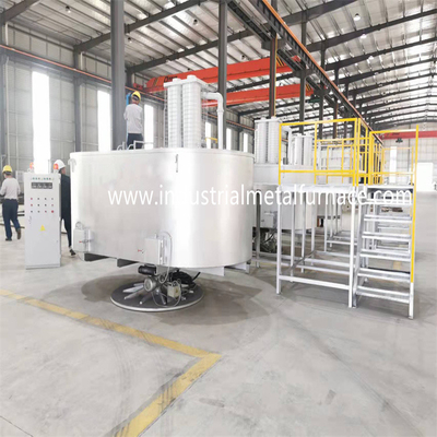 Fornalha de derretimento de alumínio industrial giratória