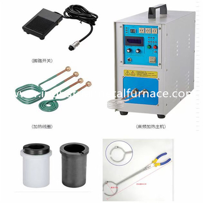 Máquina de derretimento do ouro elétrico industrial de IGBT 6kg 8kg