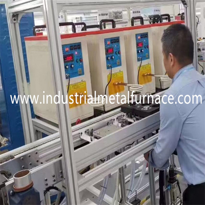 10KG que inclina o tipo indução de aço Heater Melting Metal 35KW da fornalha de derretimento